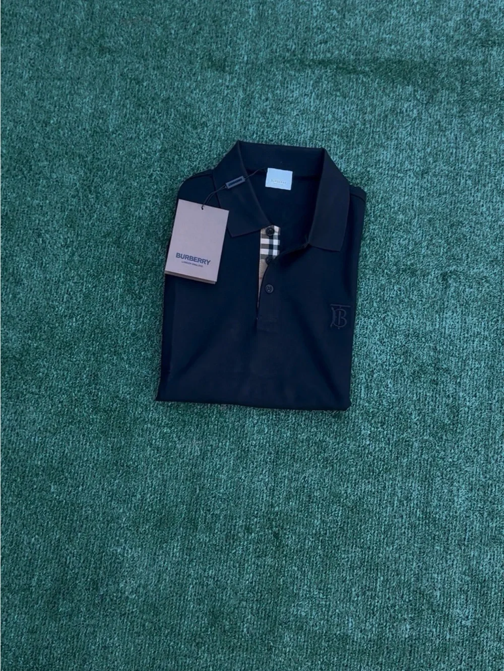 Men's Black Polo Shirt - Classic Short Sleeve